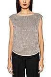  ESPRIT Collection Damen 117EO1F012 Bluse, Beige (Light Taupe 260), 40
