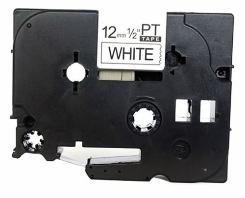 TZe231-12mm-x-8m-Negro-sobre-Blanco-Cinta-de-etiquetas-compatible-con-Brother-P-Touch-PT-1000-1005-1010-3600-9600-D200-D210-D210VP-D600VP-E100-E300VP-E550WVP-H101C-H105-H110-H300-H500-P700-P750W