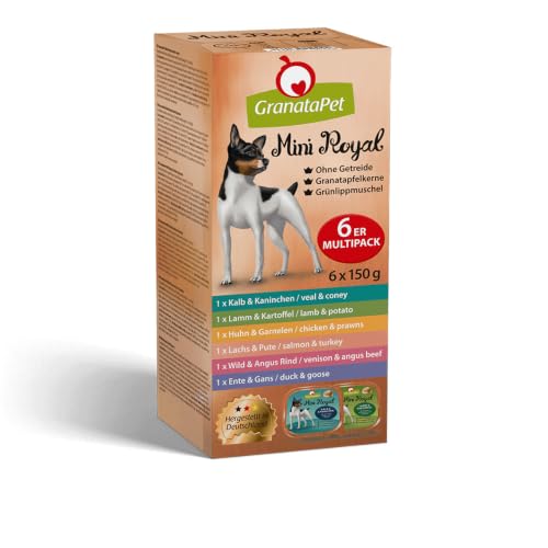 GranataPet Mini Royal Multipack, 6 x 150g, mit Kartoffeln, Pastinaken