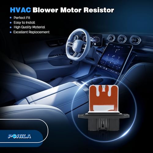 Manual Temp Control Blower Motor Fan Resistor Compatible with 2010-2013Mazda 3 Replaces 4P1711 RU906 20659 RU-906 BBM461B15 JA1833,984-587,RU1595,HB151BBM4 by POHILA - Image 2