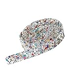 Schleifenband, Basteln, Hochzeit, Geburtstag, Dekorationen, Kuchen, selbstklebend, andere Geschenkpapier, Hochzeit (mehrfarbig, Einheitsgröße)