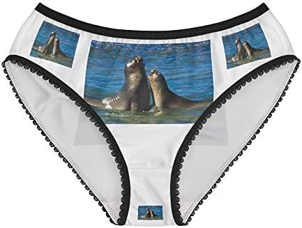 Elephant Seal Panties, Elephant Seal Underwear, Briefs, Cotton Briefs, Funny Underwear, Panties For Women