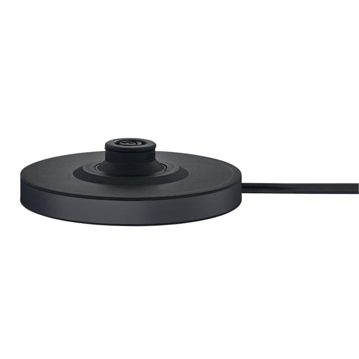 WMF Kitchenminis Deep Black - Hervidor eléctrico de acero inoxidable de 0,8 l de capacidad, hervidor eléctrico de 1800 W con filtro de cal, tetera pequeña, acero inoxidable, negro