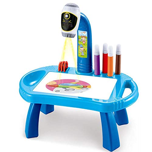 Preisvergleich Produktbild DYMAS Puzzle-Kinder Projektion Malerei frühen Lehren Lernen-Maschine