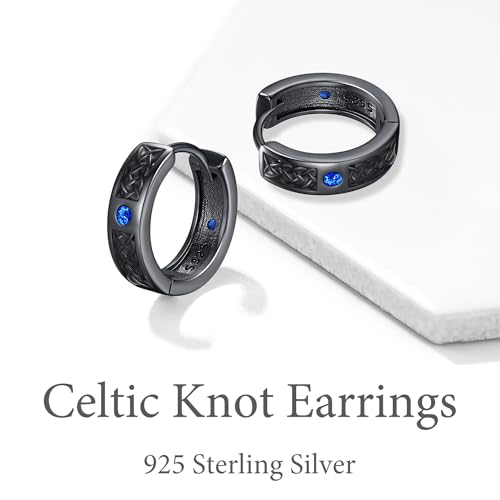 Black Hoop Earrings2