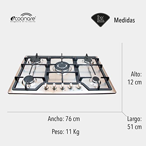Review de Parrilla empotrable en cocina más recomendados. 9