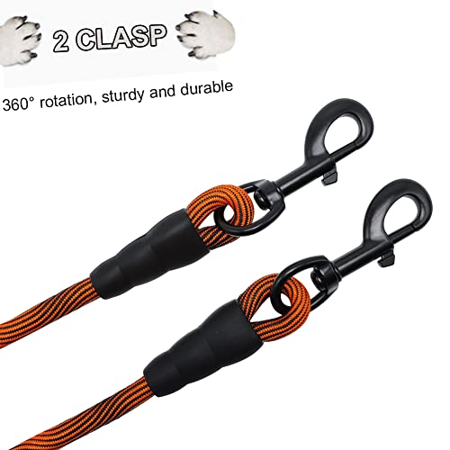 BTINESFUL 3FT Dog Tie Down, Nylon Rope Short Dog Tether Indoor Training Safety Vehicle Tether for Large Medium Strong Puppy