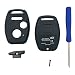 Replacement Keyless Entry Key Fob Case Fit Honda 2003-2007 Accord 2005-2006 CR-V Ridgeline Civic Remote Control Key