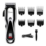 HATTEKER Pro - Cortapelos inalámbrico para hombre y mujer, kit completo de corte de pelo para hombres, mujeres y niños