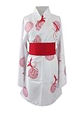 Titulow Nisemonogatari Tsukihi Araragi Kimono Cosplay Costume (Female L)