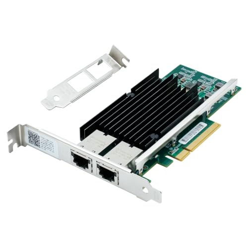 SODOLA 10Gb Dual RJ45 Port Network Card con Controlador X540 miniatura 1