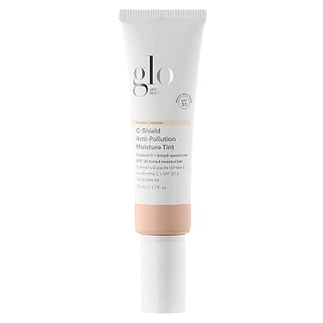 Glo Skin Beauty C-Shield Anti-Pollution Moisture Tint SPF 30, 1N-Fair Tinted Moisturizer with SPF, Lightweight Tinted Sunscreen for Face, Vitamin C & Squalane, Dewy Sheer Coverage, All Skin Types