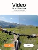 Surfola Action Cam 4K 60FPS, kamera podwodna SF630 40M Bare Metal wodoodporna 10M, WiFi, EIS na kask, kamera z podwójnym ekranem i zewnętrznym mikrofonem, 2 baterie 1350mAh i ładowarka