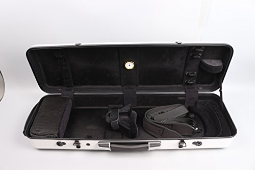 image for yinfente 4/4 New violin Case Carbon fiber Fiberglass Oblong case Stron