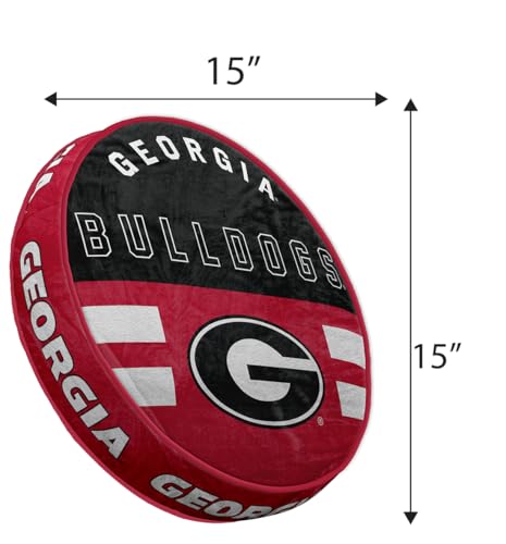 NCAA Georgia Bulldogs Circle Plushlete Pillow by Pegasus Sports - Image 2