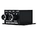 Nobsound Auto Car Amplifier Audio Subwoofer Bass Control Knob Sub Gain Equalizer Regulator Frequency Controller RCA Line Level Adjust