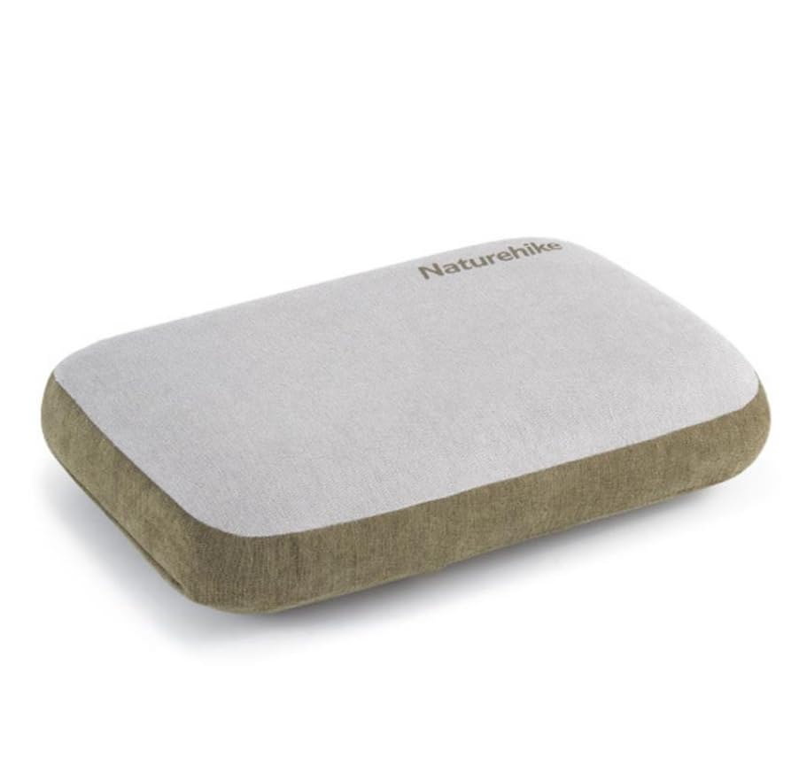 Luminexia Cuscino Gonfiabile Campeggio,Cuscino da Viaggio Ultraleggero Compatto Comprimibile,Comodo Cuscino Cervicale Ergonomico,Federa Rimovibile,per Escursionismo,Spiaggia,Pesca(50 * 32cm)