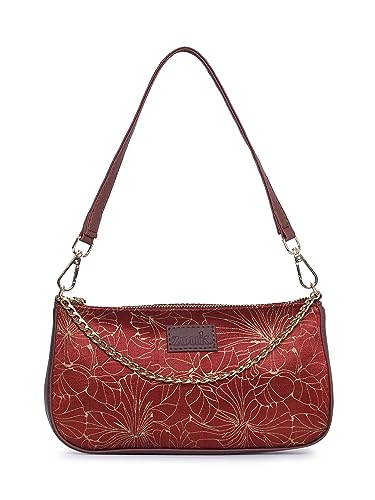 Image of ZOUK Women's Handcrafted Vegan Leather Casual Mini Shoulder Bag