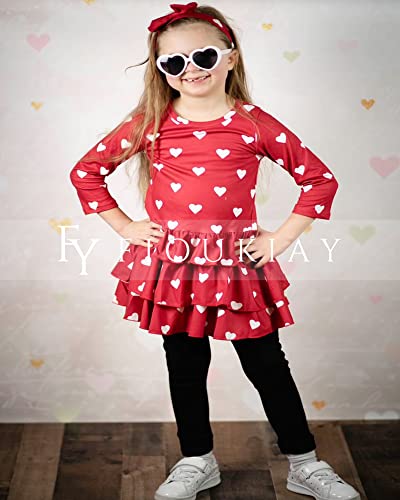 Image of fioukiay Girl Fall Winter Clothes Toddler Girls Spring Outfits Baby Girl Floral Top with Pants Clothing Sets