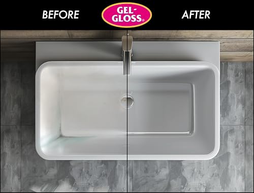 Industries GG-1 Gel-Gloss Kitchen and Bath Polish, 16 Fl. Oz, White