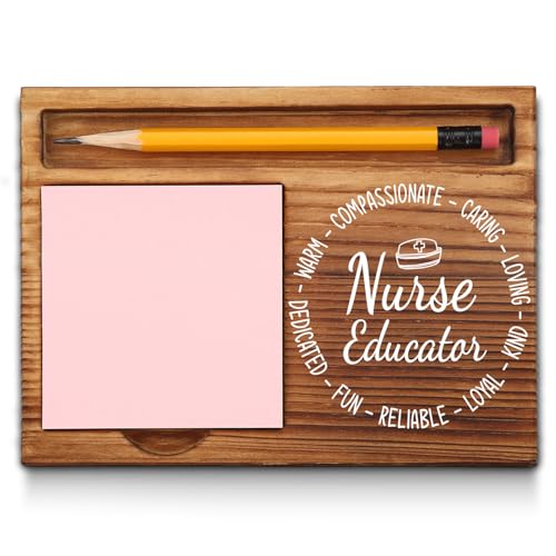 Nurse Educator Gifts Nurse Educator Sticky Note Holder Nurse Educator Appreciation Thank You Gifts Nurse Educator Office Desk Decor Self Stick Note Pad Holders GAA7