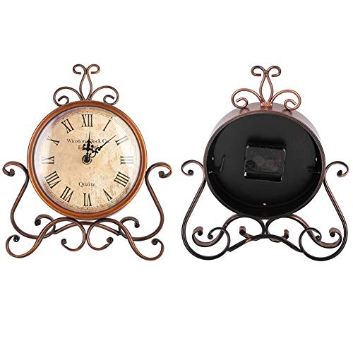 AUNMAS Orologio da tavolo in ferro Art House