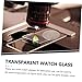 GLEAVI 10pcs High-Temperature Resistant Transparent Watch Glasses for Laboratory Use Design for Experiments Glass Material for Schools and Industry