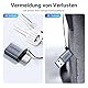 UGREEN USB C auf USB Adapter 10Gbps (2 Stück) für iPhone 16 15 Pro Max, iPad, Galaxy S24 S23 & Laptops (Grau)