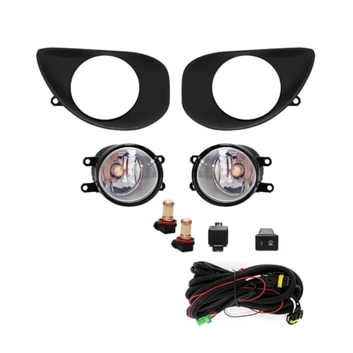 Feux brouillard antibrouillard avant LED halogène avec interrupteur relais pour Yaris