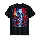 Japan Street Back Printed Graphic T-Shirt