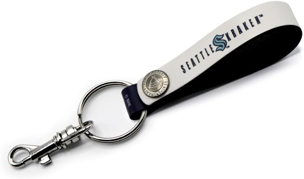 SEATTLE KRAKEN PERSONALIZED Licensed NHL Three Piece Leather Gift Pack with Tag