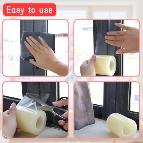 Image of Window Sealing Tape, Window AC Insulation Tape,No Residue,3 Inch x 65 FT