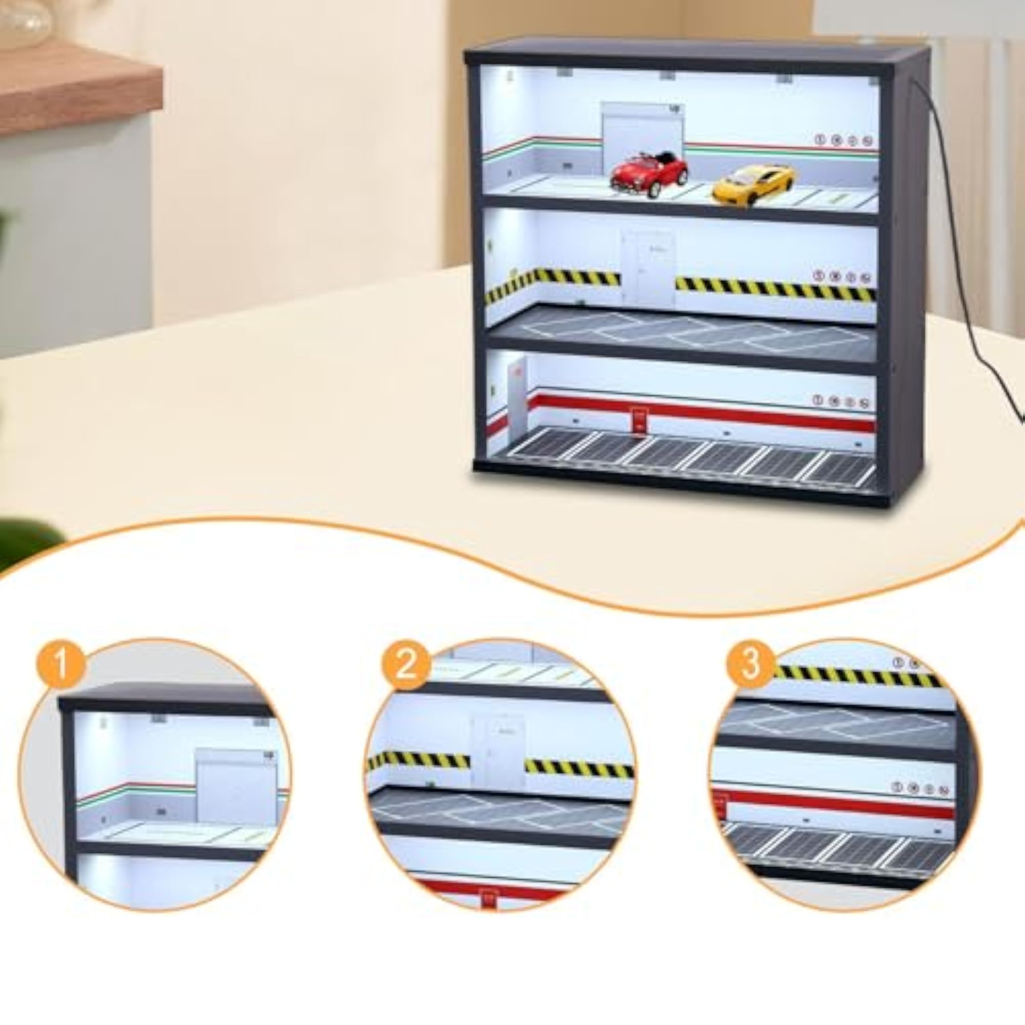 Diecast Model Car Display Case for Collectors