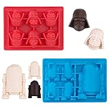 Kamehame Silicone Chocolate Candy Molds For Star Wars Fans, Darth Vader and R2-D2 Mold For...