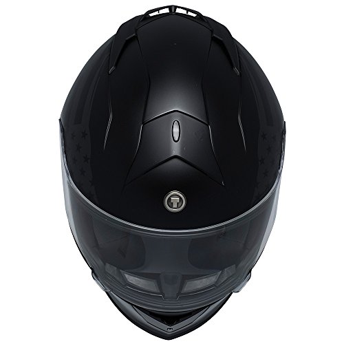 Torc T14 Fbk Fg S Men's Full Face Helmet (Flat Black Flag, Small) #TOP5