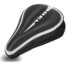 Forro Para Bicicleta Spinning Sillín Cubre Bicicleta, Totill Funda sillin para Bicicleta estatica Acolchada de Bicicleta, Almohadilla de Silla cómoda Asiento de Bicicleta Gel para Bicicleta de Carretera,de montaña y Urbana
