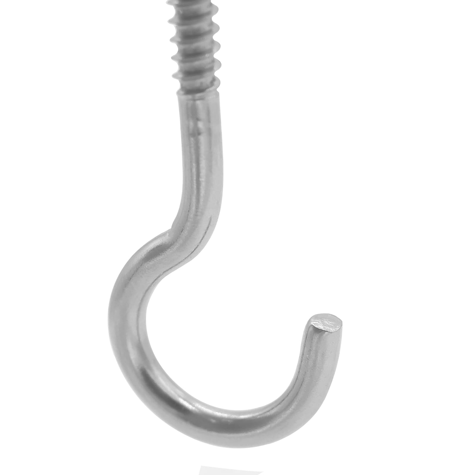 Lot de 24 crochets à œillet à vis M6 en acier inoxydable 304, très résistants, supportant une charge de 90,7 kg, crochets à œillet