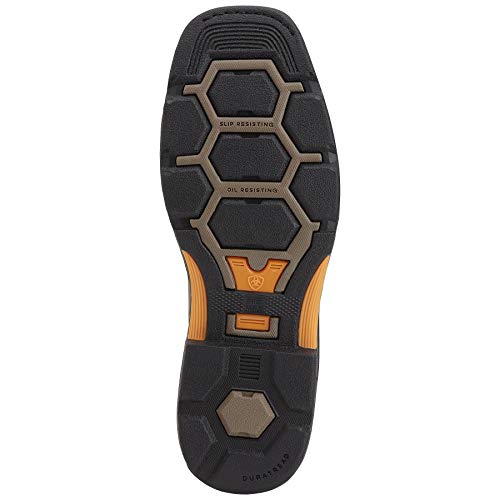 ARIAT ARIAT Mens OverDrive Wide Square Toe Composite Toe Work Boot Alamo Brown 11.5 Wide