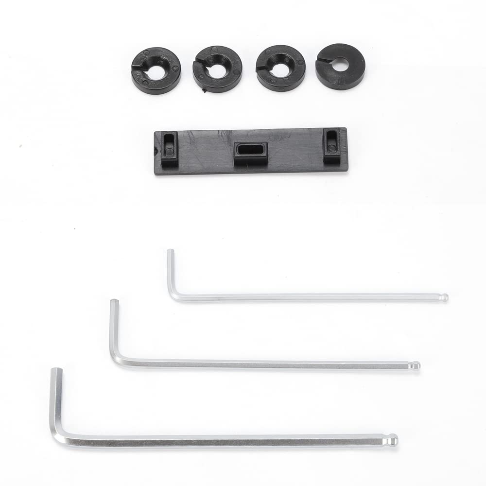 Jauge d'onglet de 450 mm avec jauge professionnelle - Scie circulaire de table avec jauge - Cordon réglable Flip Stop pour scie de table/routeur - Accessoires de souverain