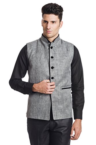 WINTAGE Men's Rayon Festive Nehru Vest Waistcoat- 15 Colors