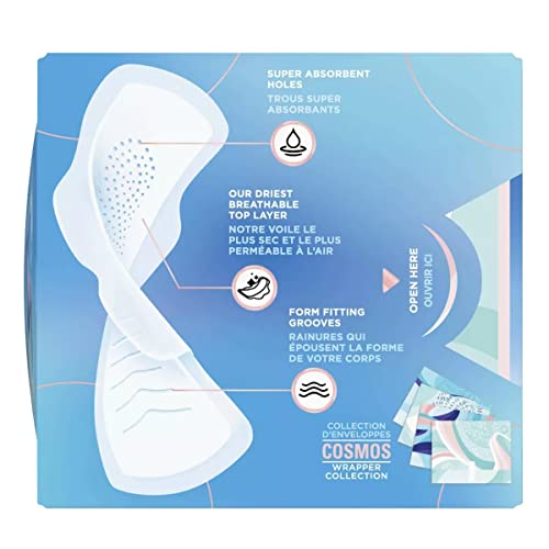 Image of Always Pads Size 1 Infinity With Flex Foam 18 Count (Pack of 2)