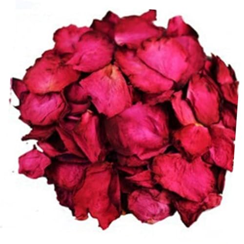 Pétalos de rosa secos naturales para baño y decoración miniatura 2