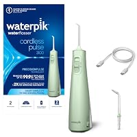 Waterpik Water Flosser Cordless Pulse, Plaque Remover for Teeth, Mint Green