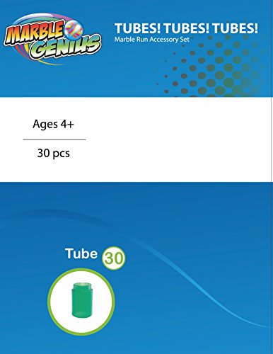 Marble Genius Tubes! Tubes! Tubes! - Marble Run Accessory Add-On Set (30 Pieces) - Image 6