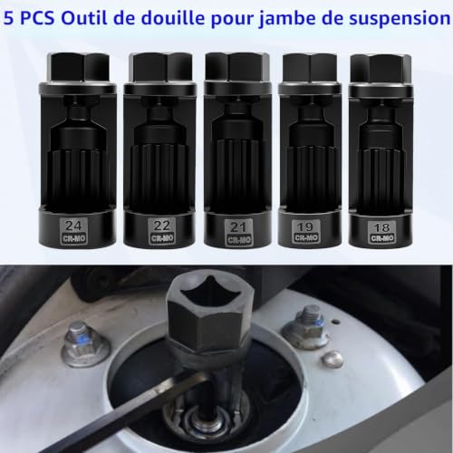 Douilles pour écrous de jambe de suspension pour débloquer écrou grippé