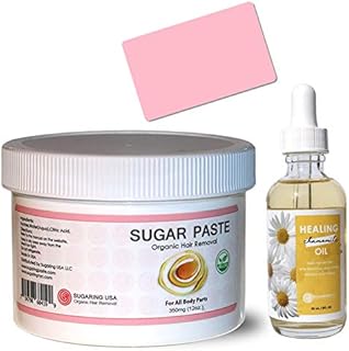 Sugaring NYC Paste 12oz Jar with Waxing & Sugaring Healing Oil, Plastic Sugaring applicator