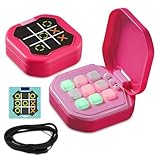 【Gioco portatile 5 in 1】Questa boî te de jeu Tic Tac Toe a 5 jeux amusants qui peuvent apporter de la joie et est parfaite pour 1 à 4 joueurs; Convient à tous les âges à partir de 3 ans; Si les enfants l'ont en voyage, ce sera relaxant; Les adultes peuvent prendre une pause de leur travail stressant tout en jouant à des jeux; Les personnes âgées jouent pour aider à exercer le cerveau et la mémoire.