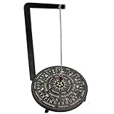 Design vintage élégant: le porte-pendule noir vintage présente un design intemporel qui améliore l'esthétique de n'importe quelle pièce, la finition noire ajoute une touche de sophistication et d'élégance.