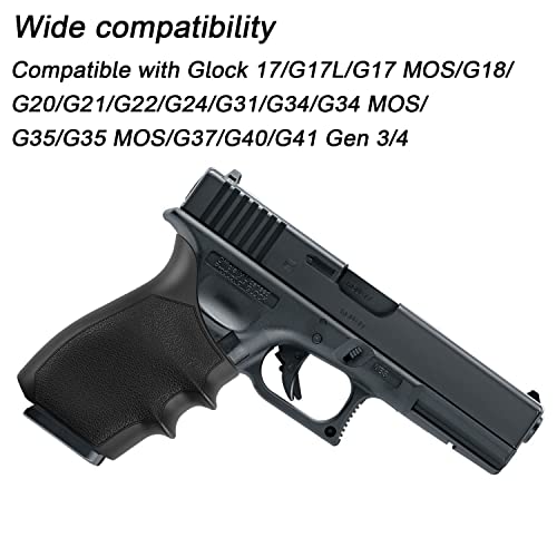 Clkogo Rubber Grip Glove Sleeve, Slip-On Grip For G17 G17L G17 Mos G18 G19X (Gen1-2-5 G17 G17L G17 Mos G18 G19X) #TOP4