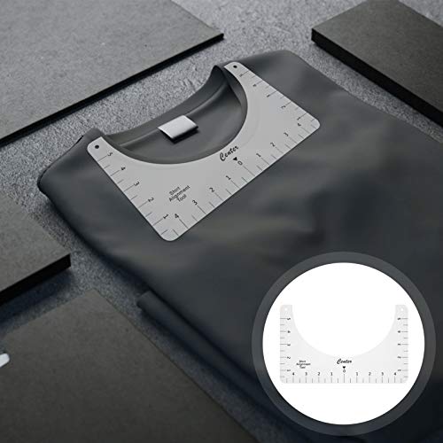 STOBOK Ferramenta de Alinhamento de T-Shirt 1Pc Guia de T-Shirt Acrílico Régua de Artesanato para Co